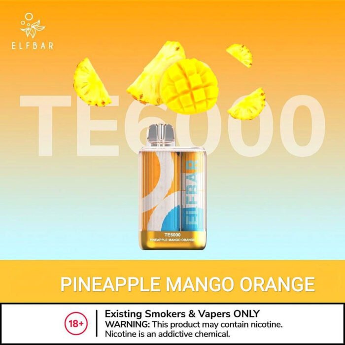 Pineapple-Mango-Orange Elf Bar Disposable Te 6000 Puffs - Image 11