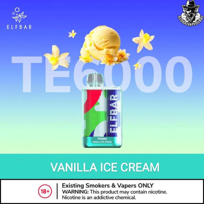 Vanilla-Ice-Cream Elf Bar Disposable Te 6000 Puffs - Image 15
