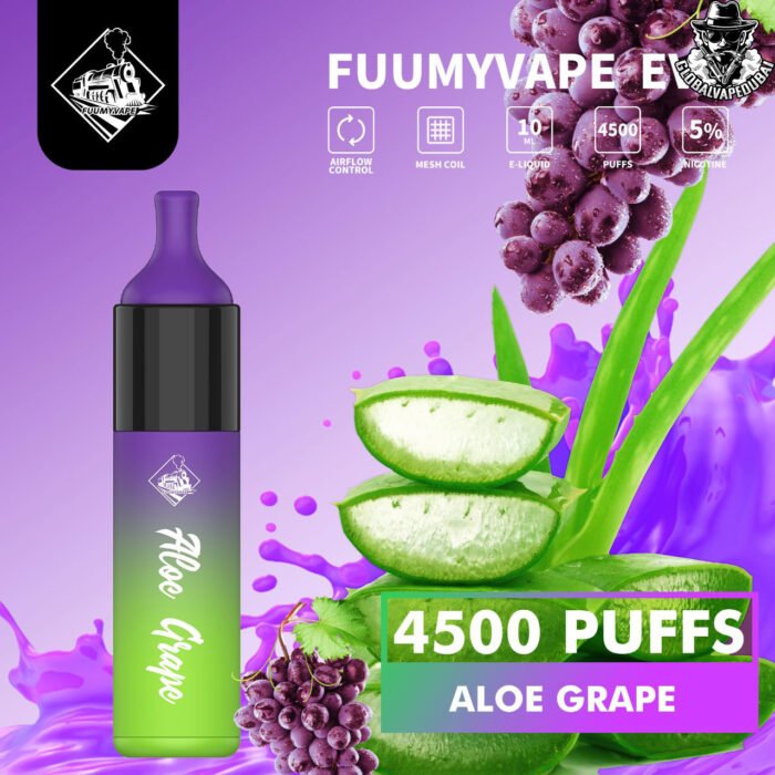 Aloe-Grape Fuumy Vape Evo 4500 Puffs - Image 2