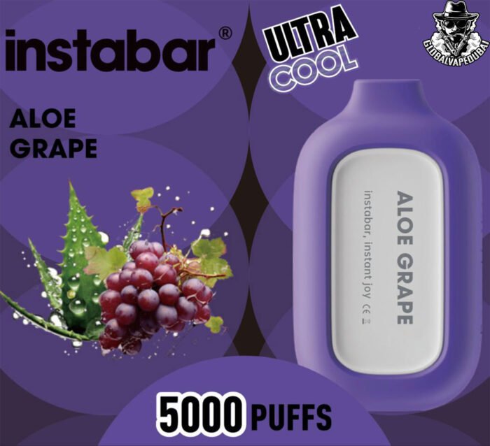 Aloe-Grape Insta Bar 5000 Puffs Disposable - Image 2