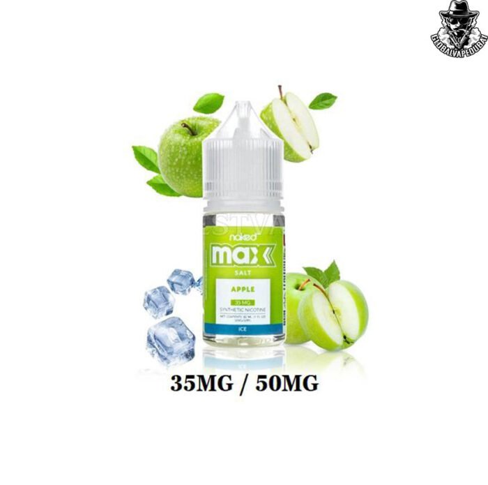 Apple-Ice Naked Saltnic 30ML 35MG-50MG - Image 4