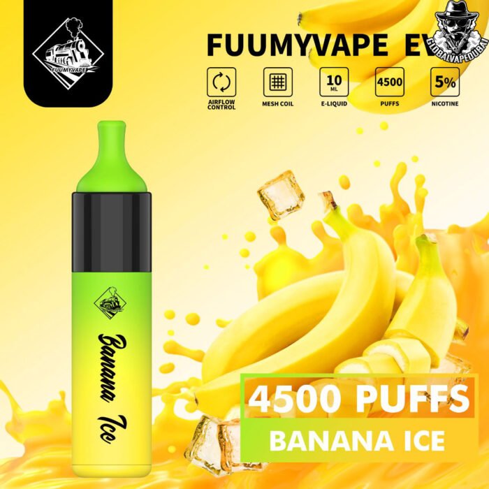 Banana-Ice Fuumy Vape Evo 4500 Puffs - Image 4