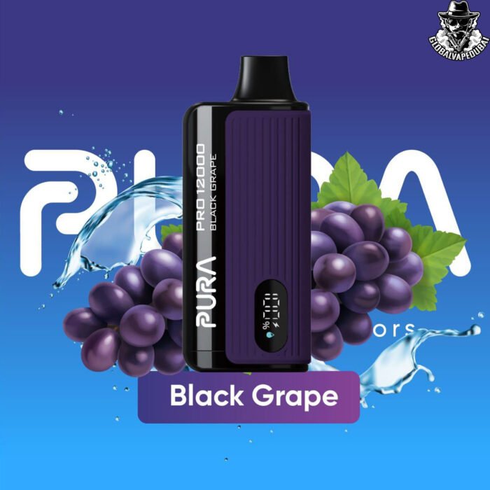 Black-Grape Pura Pro 12000 Puffs Disposable Vape - Image 2