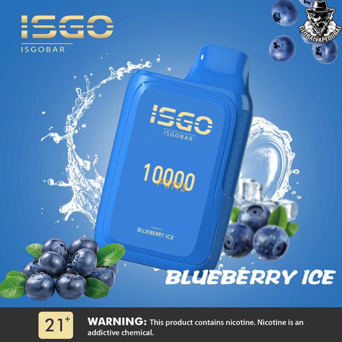Blueberry-Ice Isgo Bar 10000 Puffs Disposable - Image 2