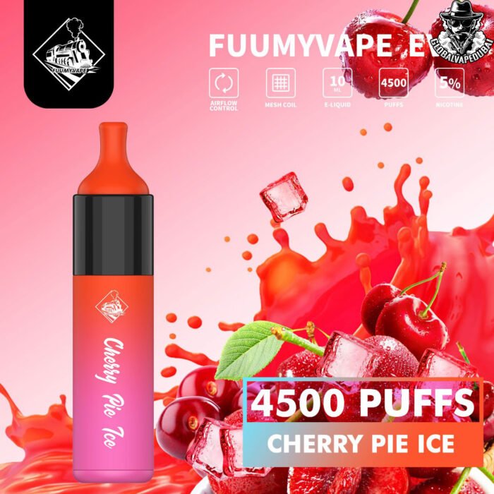 Cherry-Pie-Ice Fuumy Vape Evo 4500 Puffs - Image 7