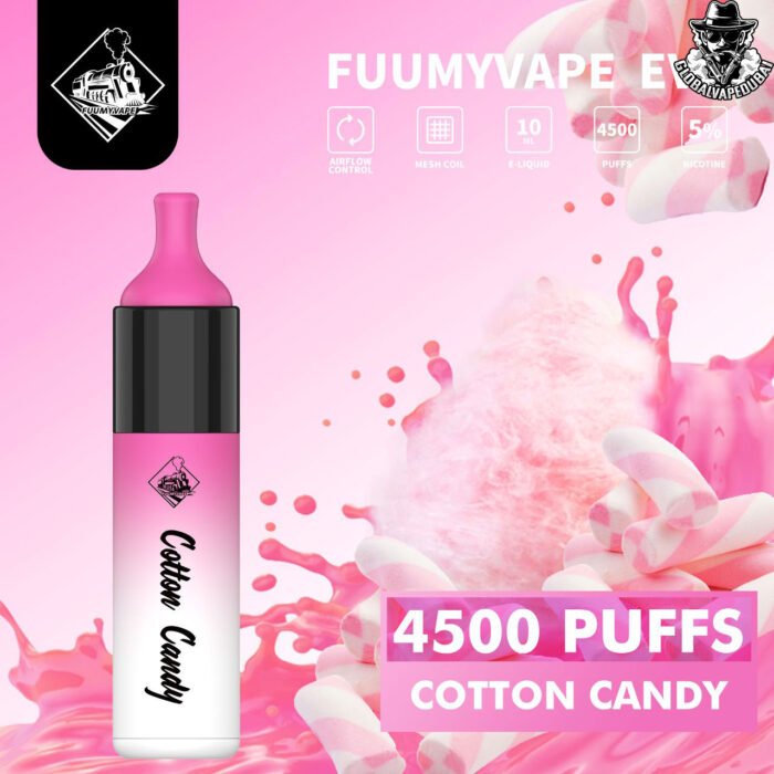 Cotton-Candy Fuumy Vape Evo 4500 Puffs - Image 9
