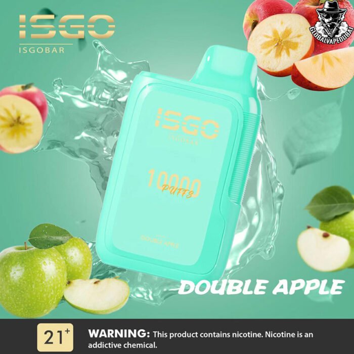 Double-Apple Isgo Bar 10000 Puffs Disposable - Image 5