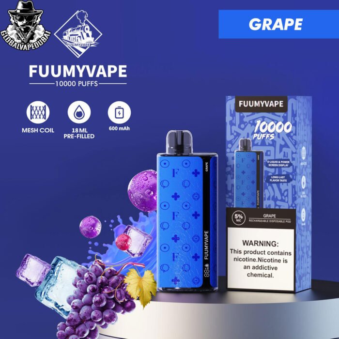 Grape Fummy Vape 10000 Puffs Disposable - Image 4
