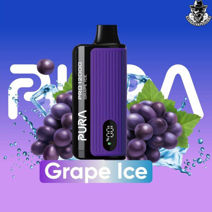 Grape-Ice Pura Pro 12000 Puffs Disposable Vape - Image 7
