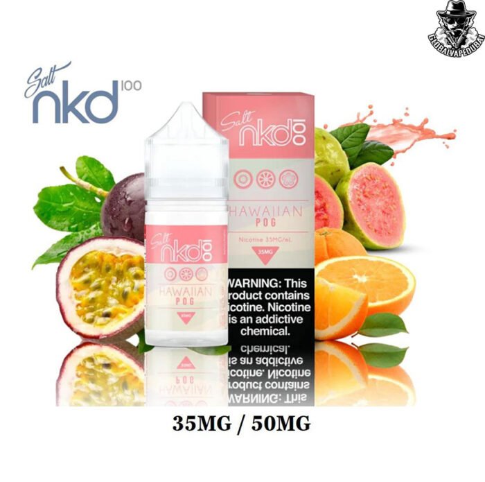 Hawaiian-Pog Naked Saltnic 30ML 35MG-50MG - Image 6
