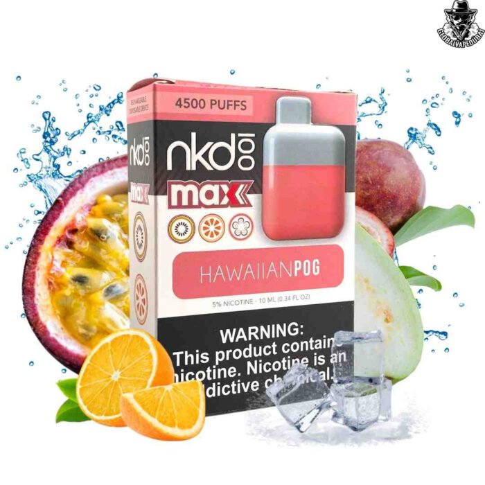 Hawaiian-Pog Naked 100 Max Disposable 4500 Puffs - Image 9