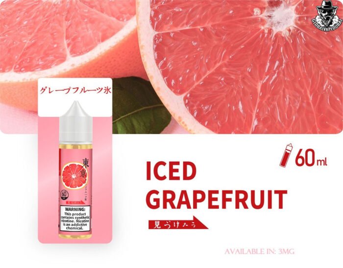 Iced-Grapefruit TOKYO E-Liquid 60ML 3MG - Image 9
