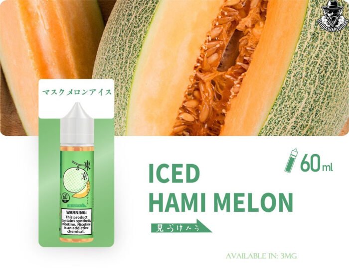 Iced-Hami-Melon TOKYO E-Liquid 60ML 3MG - Image 10