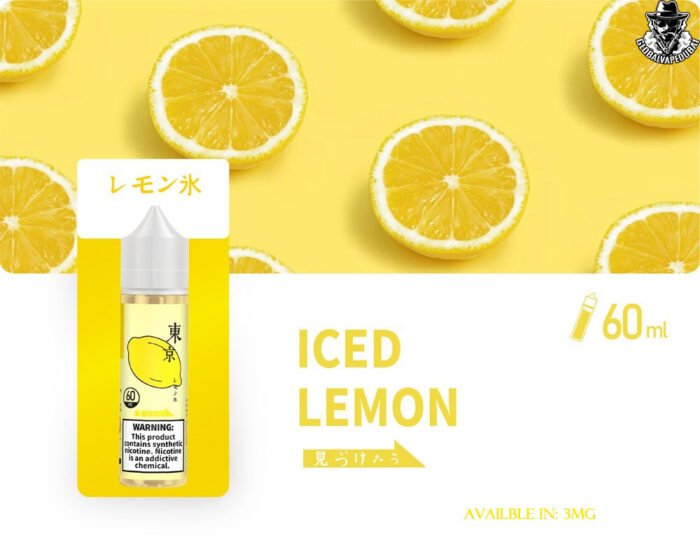 Iced-Lemon TOKYO E-Liquid 60ML 3MG - Image 11