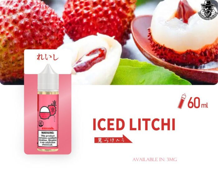 Iced-Litchi TOKYO E-Liquid 60ML 3MG - Image 12