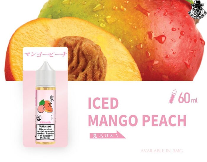 Iced-Mango-Peach TOKYO E-Liquid 60ML 3MG - Image 14