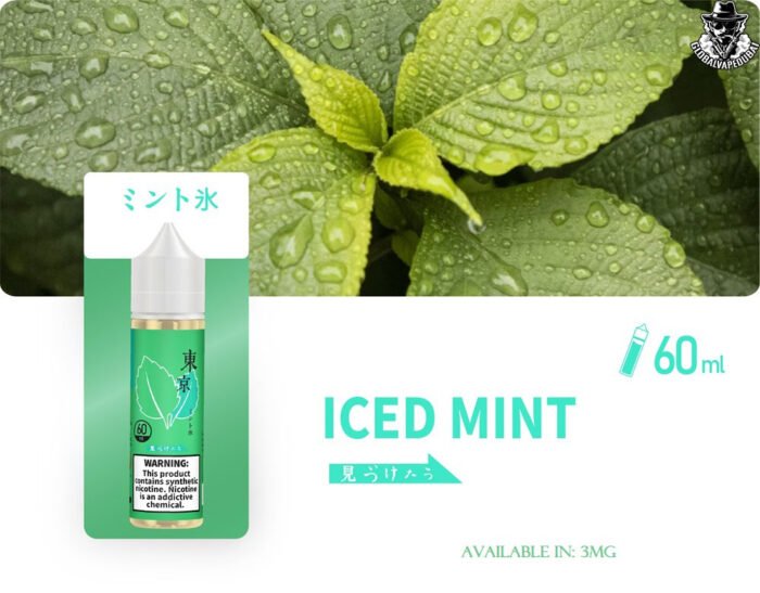 Iced-Mint TOKYO E-Liquid 60ML 3MG - Image 15