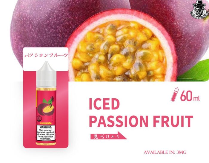 Iced-Passion-Fruit TOKYO E-Liquid 60ML 3MG - Image 16