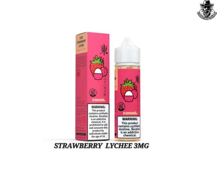 Iced-Strawberry-Lychee TOKYO E-Liquid 60ML 3MG - Image 21
