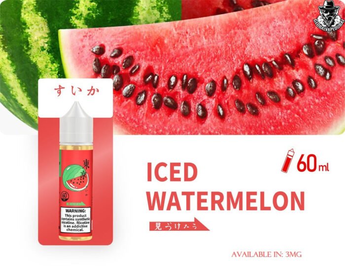 Iced-Watermelon TOKYO E-Liquid 60ML 3MG - Image 24