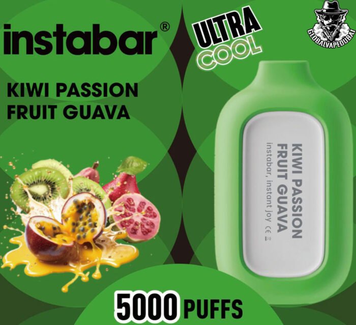 Kiwi-Passion-Fruit-Guava Insta Bar 5000 Puffs Disposable - Image 7