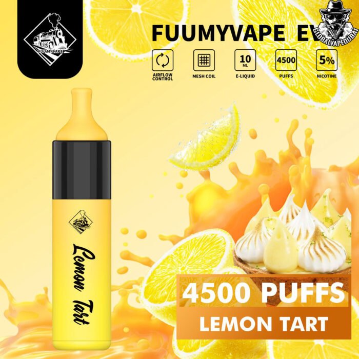 Lemon-Tart Fuumy Vape Evo 4500 Puffs - Image 14
