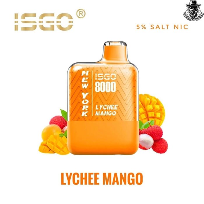 Lychee-Mango ISGO New York 8000 Puffs Disposable - Image 7