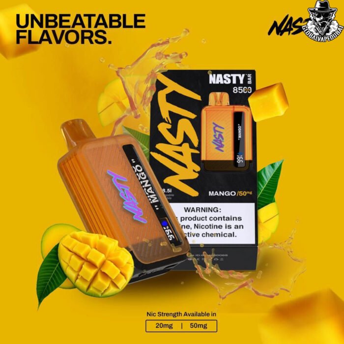Mango Nasty Bar 8500 Puffs 20MG Disposable - Image 8