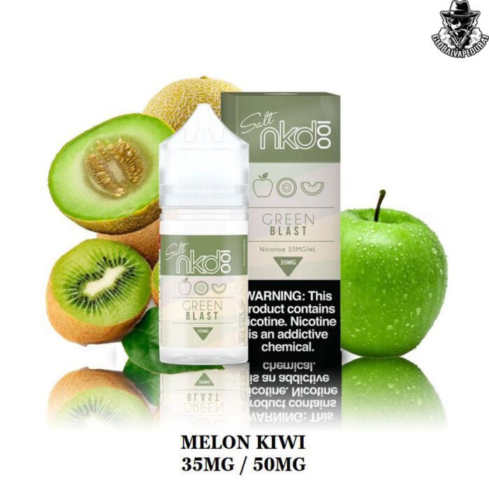 Melon-Kiwi Naked Saltnic 30ML 35MG-50MG - Image 9