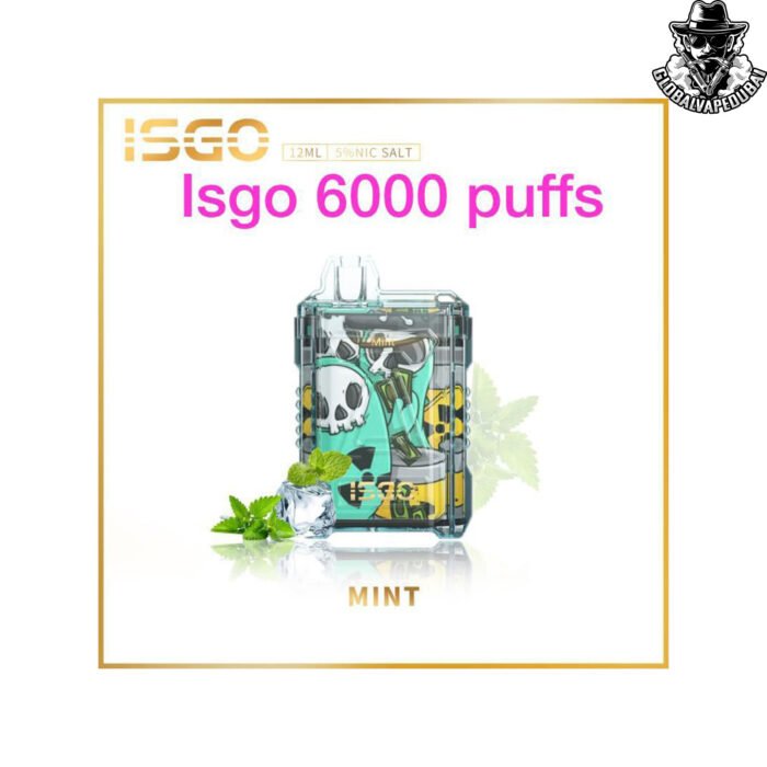 Mint ISGO 6000 Puffs Disposable - Image 6
