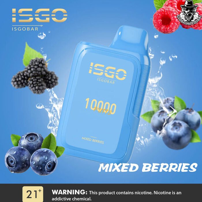 Mixed-Berries Isgo Bar 10000 Puffs Disposable - Image 8