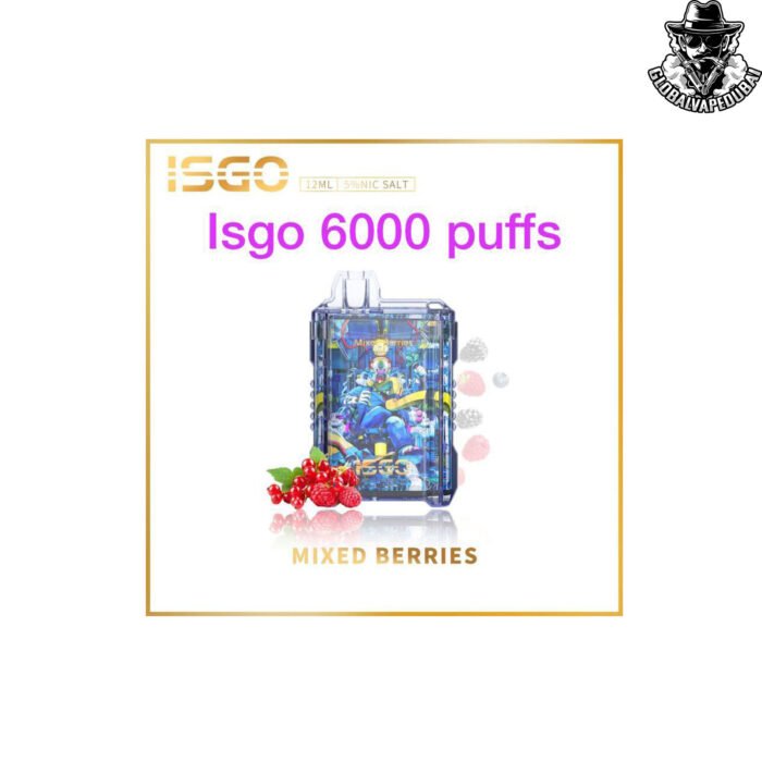 Mixed-Berries ISGO 6000 Puffs Disposable - Image 7