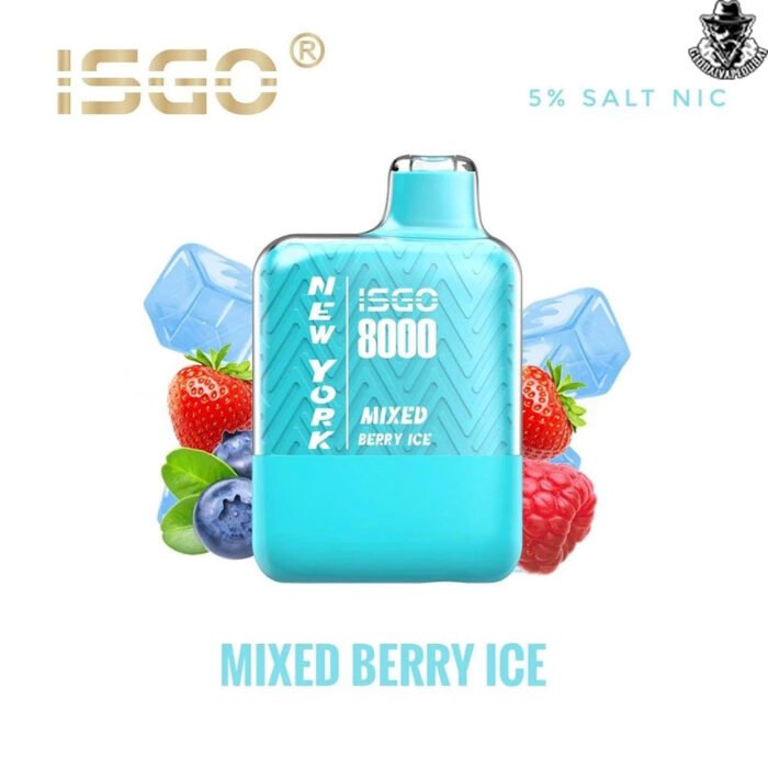 Mixed-Berries-Ice ISGO New York 8000 Puffs Disposable - Image 6