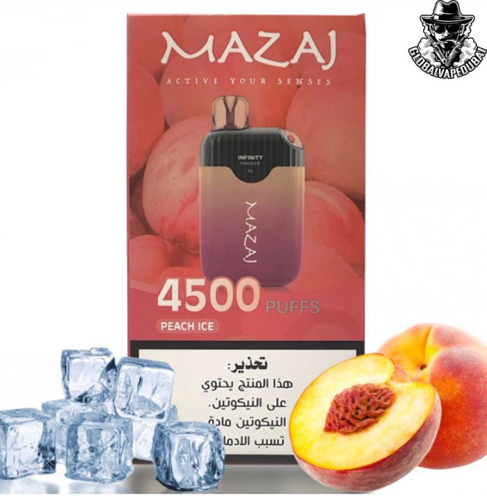 Peach-Ice Mazaj 4500 Puffs Disposable - Image 10