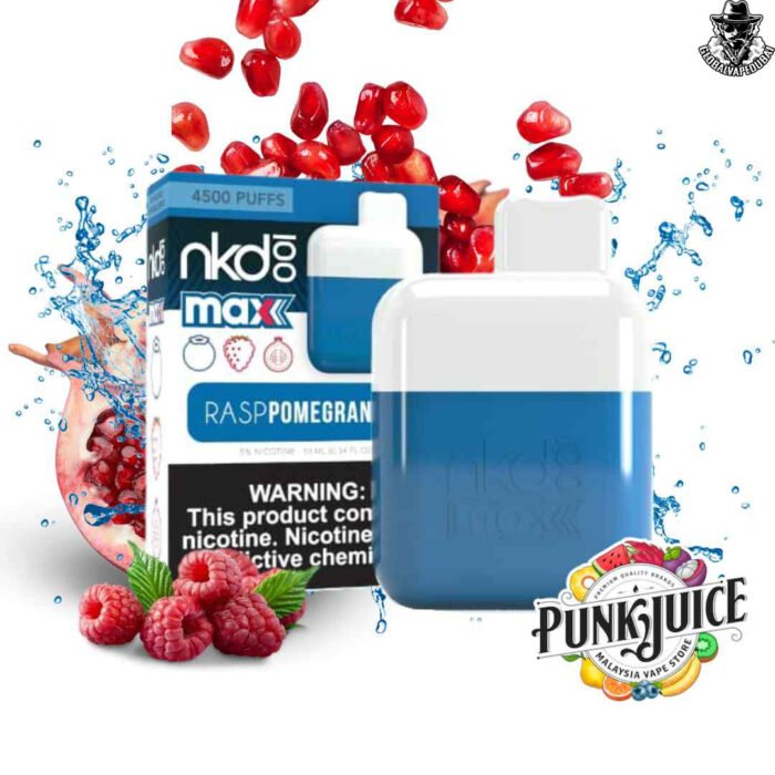 Rasp-Pomegranate Naked 100 Max Disposable 4500 Puffs - Image 14