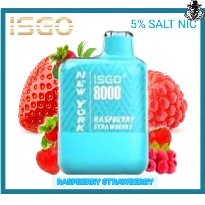 Raspberry-Blueberry ISGO New York 8000 Puffs Disposable - Image 4