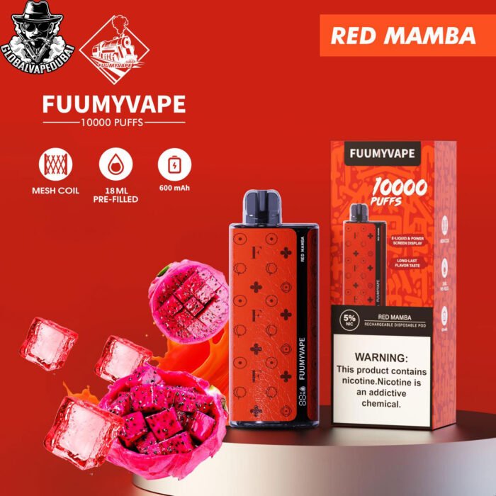 Red-Mamba Fummy Vape 10000 Puffs Disposable - Image 8