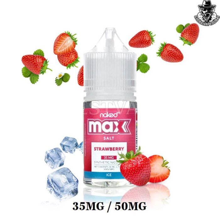 Strawberry-Ice Naked Saltnic 30ML 35MG-50MG - Image 13