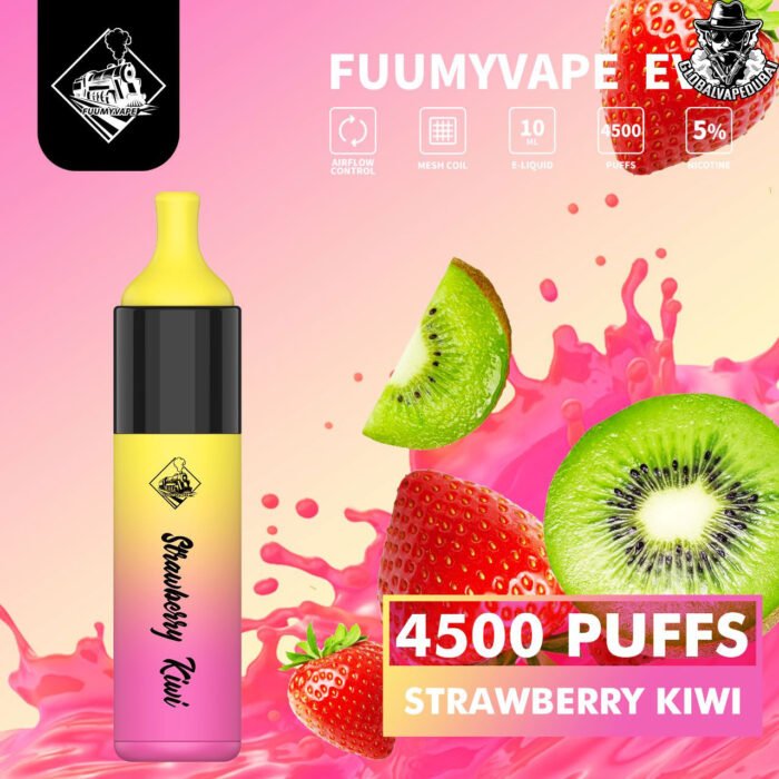 Strawberry-Kiwi Fuumy Vape Evo 4500 Puffs - Image 19
