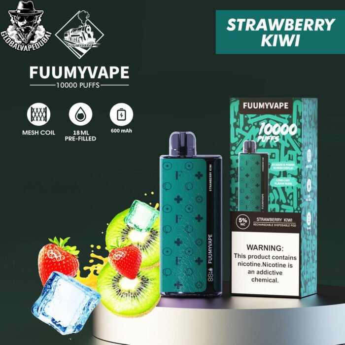 Strawberry-Kiwi Fummy Vape 10000 Puffs Disposable - Image 10