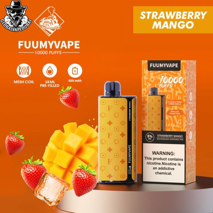 Strawberry-Mango Fummy Vape 10000 Puffs Disposable - Image 11
