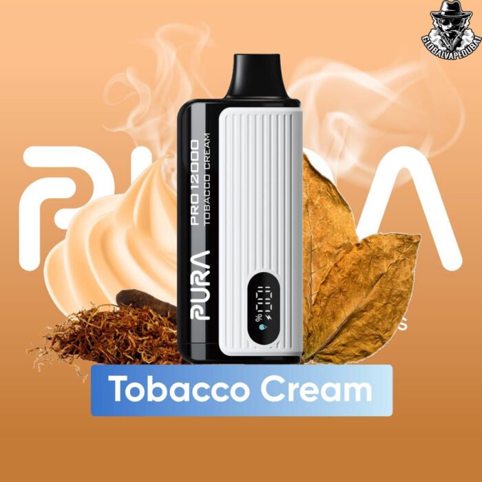 Tobacco-Cream Pura Pro 12000 Puffs Disposable Vape - Image 11