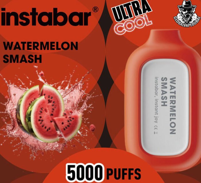 Watermelon-Smash Insta Bar 5000 Puffs Disposable - Image 11