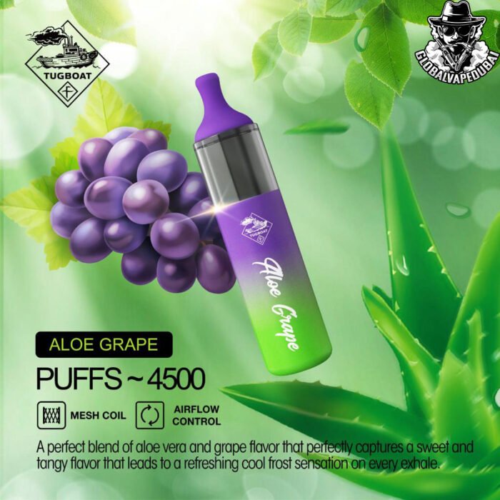 Aloe-Grape Tugboat Evo 4500 puffs Disposable - Image 2