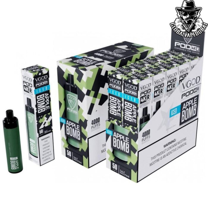 Apple-Bomb VGod Pod disposable 4000 Puffs - Image 2