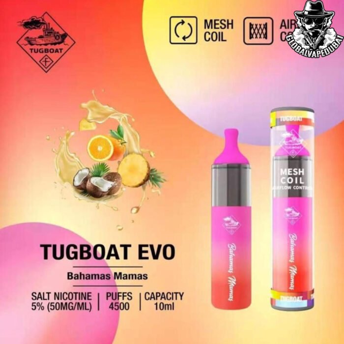 Bahamas-Mamas Tugboat Evo 4500 puffs Disposable - Image 3