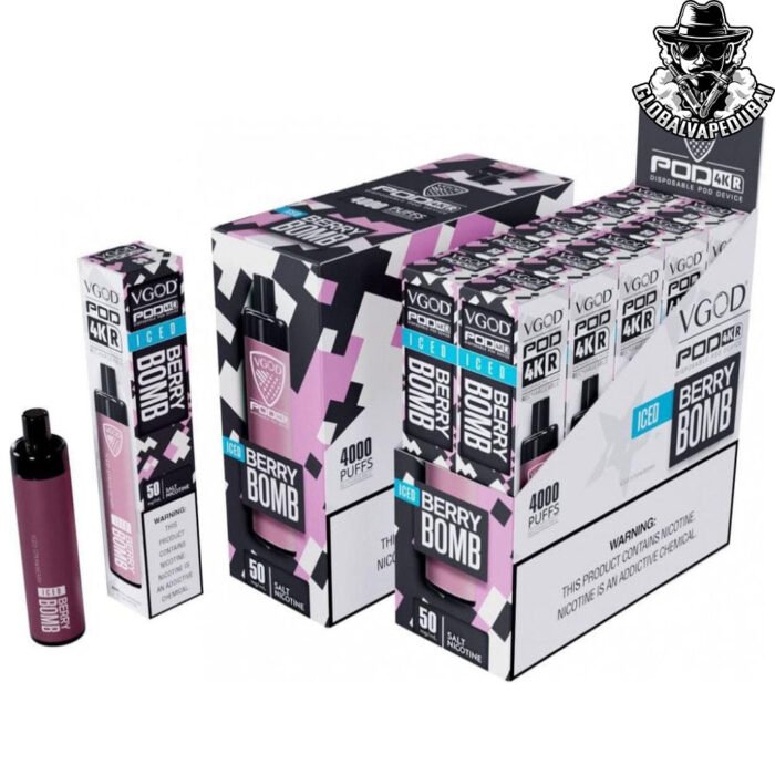 Berry-Bomb VGod Pod disposable 4000 Puffs - Image 3
