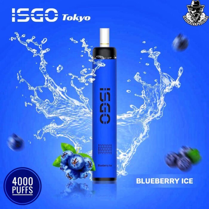 Blueberry-Ice Isgo Tokyo 4000 Puffs Disposable - Image 2