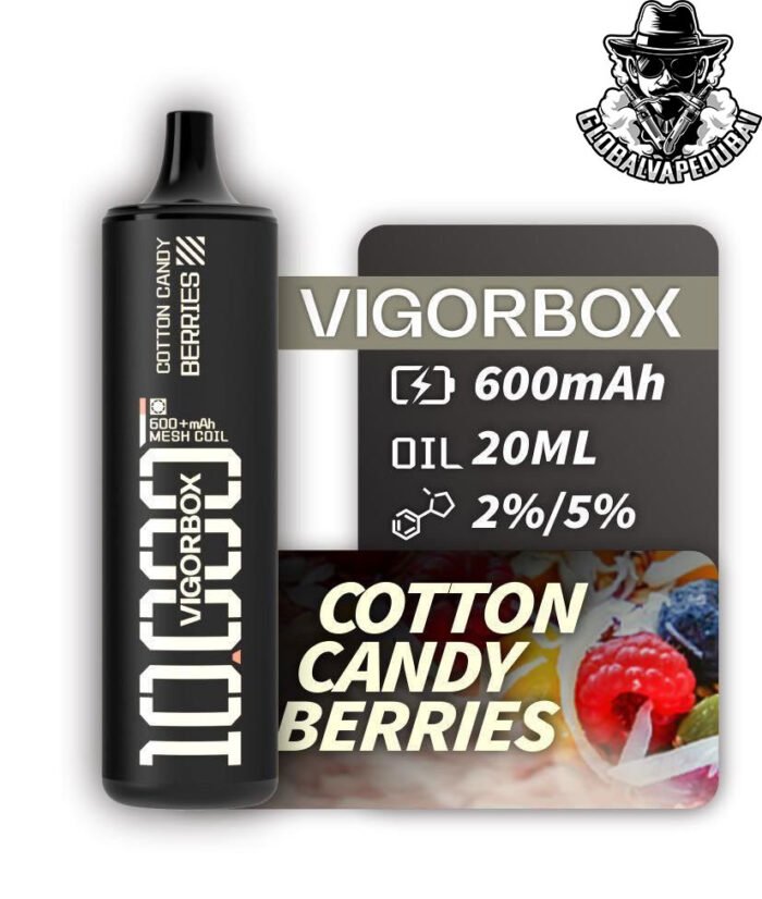 Cotton-Candy-Berries Vigorbox Disposable 10000 Puffs - Image 4