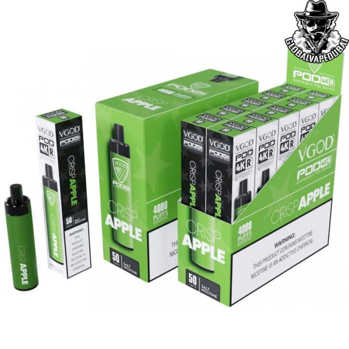 Crisp-Apple VGod Pod disposable 4000 Puffs - Image 4